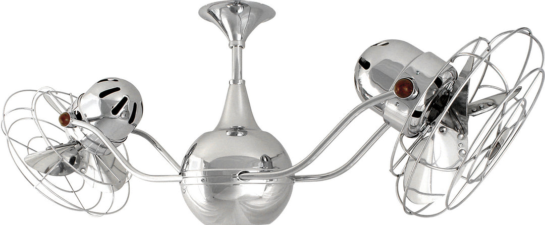 Matthews Fan Company Vent-Bettina VB-CR-MTL Ceiling Fan 13 - Polished Chrome, Polished Chrome/