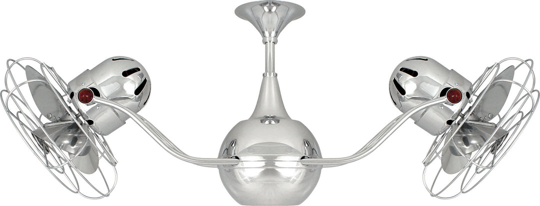 Matthews Fan Company Vent-Bettina VB-CR-MTL Ceiling Fan 13 - Polished Chrome, Polished Chrome/