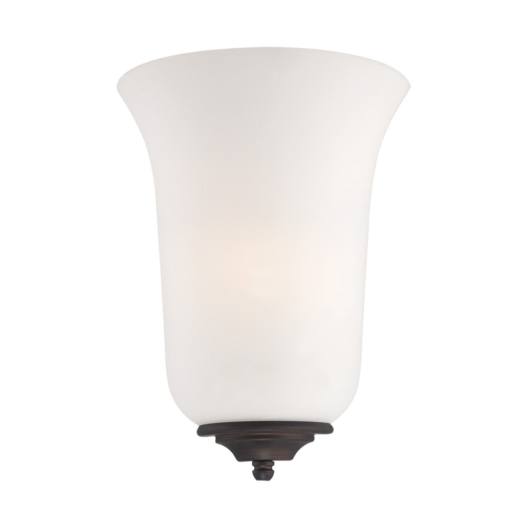 Millennium 5271 Wall Light - Rubbed Bronze/Rubbed Silver