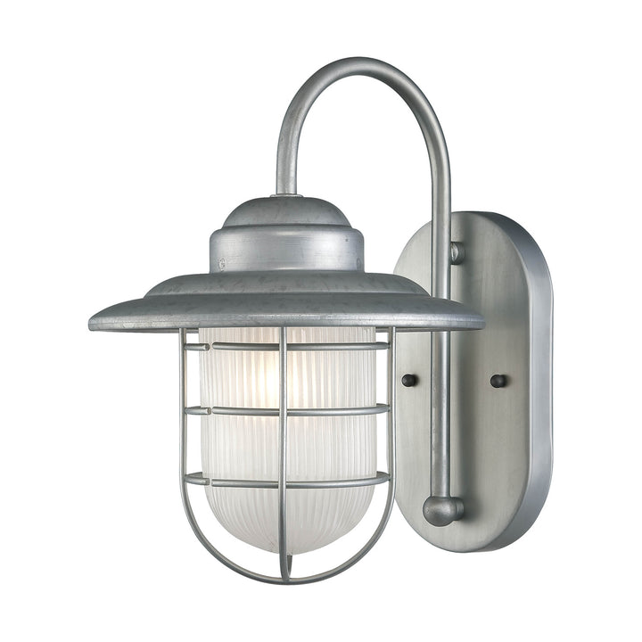 Millennium Lighting 5390-GA R Series One Light Wall Sconce Outdoor Pewter, Nickel, Silver