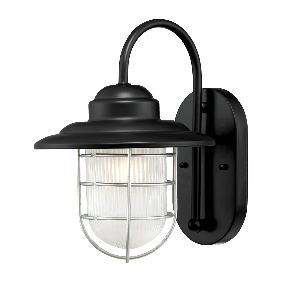 Millennium Lighting 5390-SB R Series One Light Wall Sconce Outdoor Black