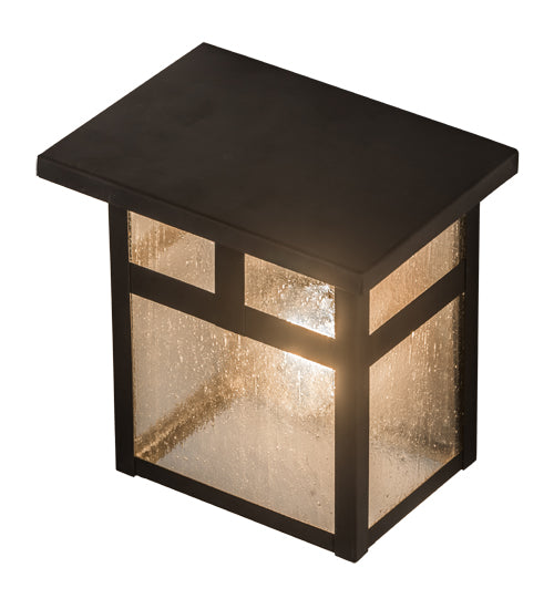 Meyda Tiffany Lighting 43562 Hyde Park One Light Wall Sconce Outdoor Bronze / Dark