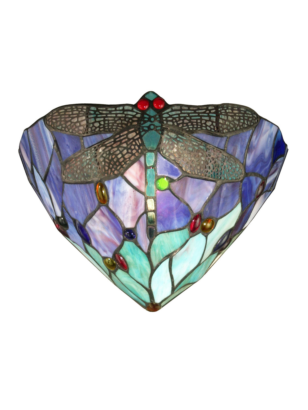 Dale Tiffany Dragonfly Jewel TW12062 Wall Sconce Light - Antique Brass
