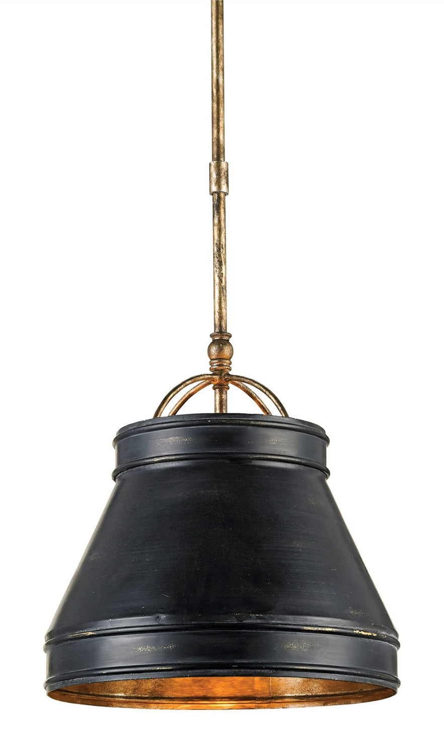 Currey and Company Lumley 9868 Pendant Light - French Black/Pyrite Bronze