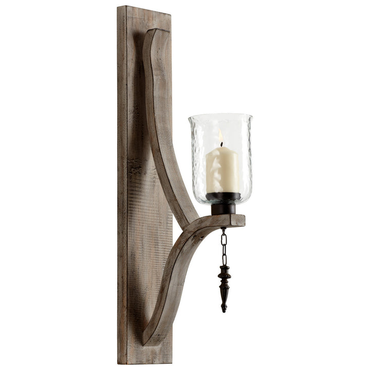 Cyan 05108 Candle Holders - Washed Oak