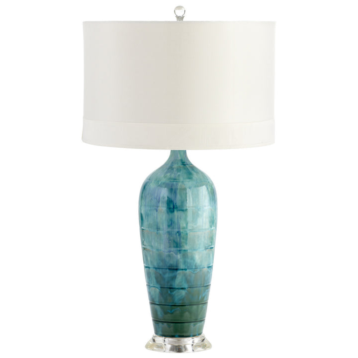 Cyan 05212 Table Lamps - Blue Glaze