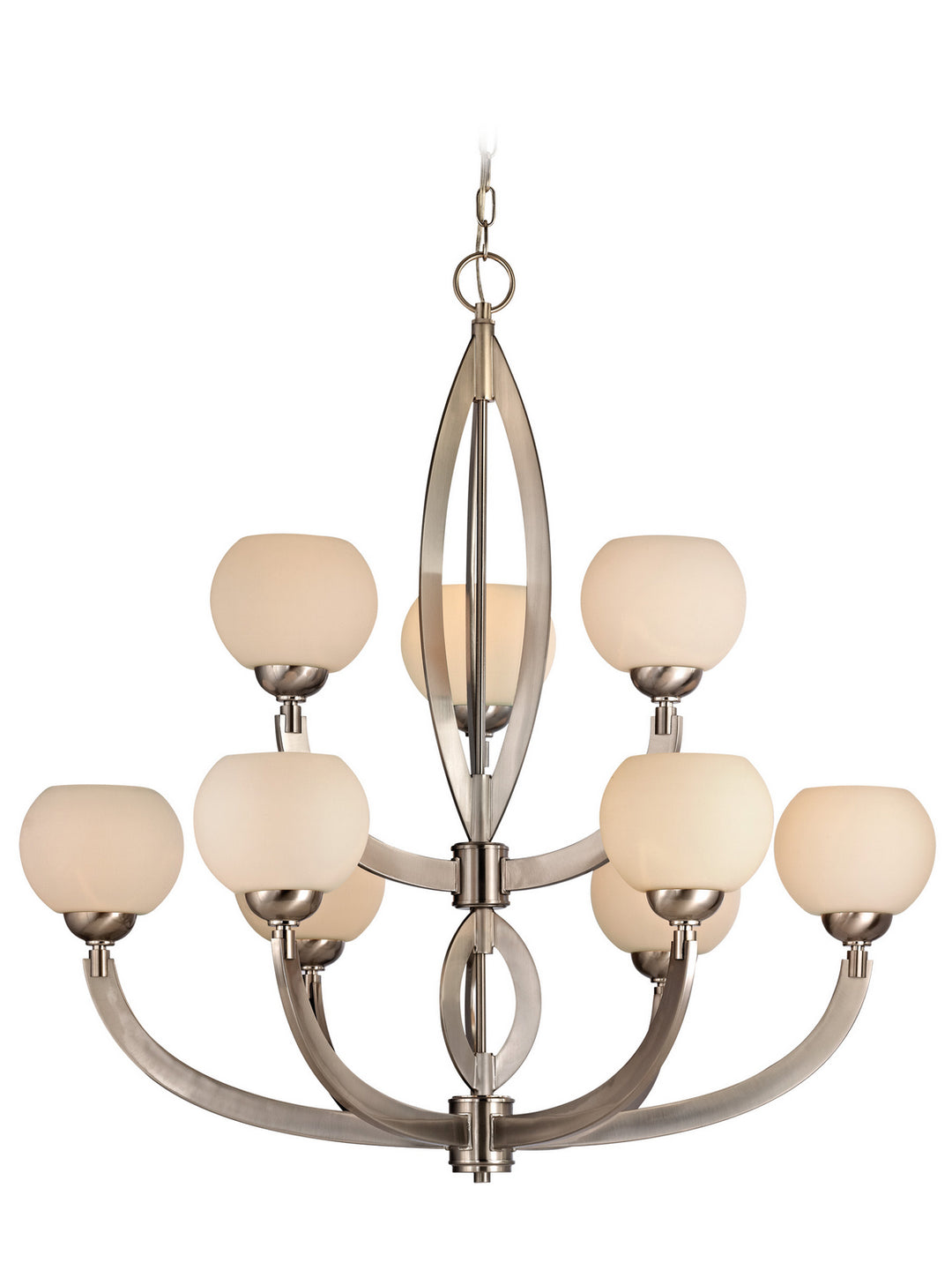 Dolan Designs Odyssey 2962-09 Chandelier Light - Satin Nickel