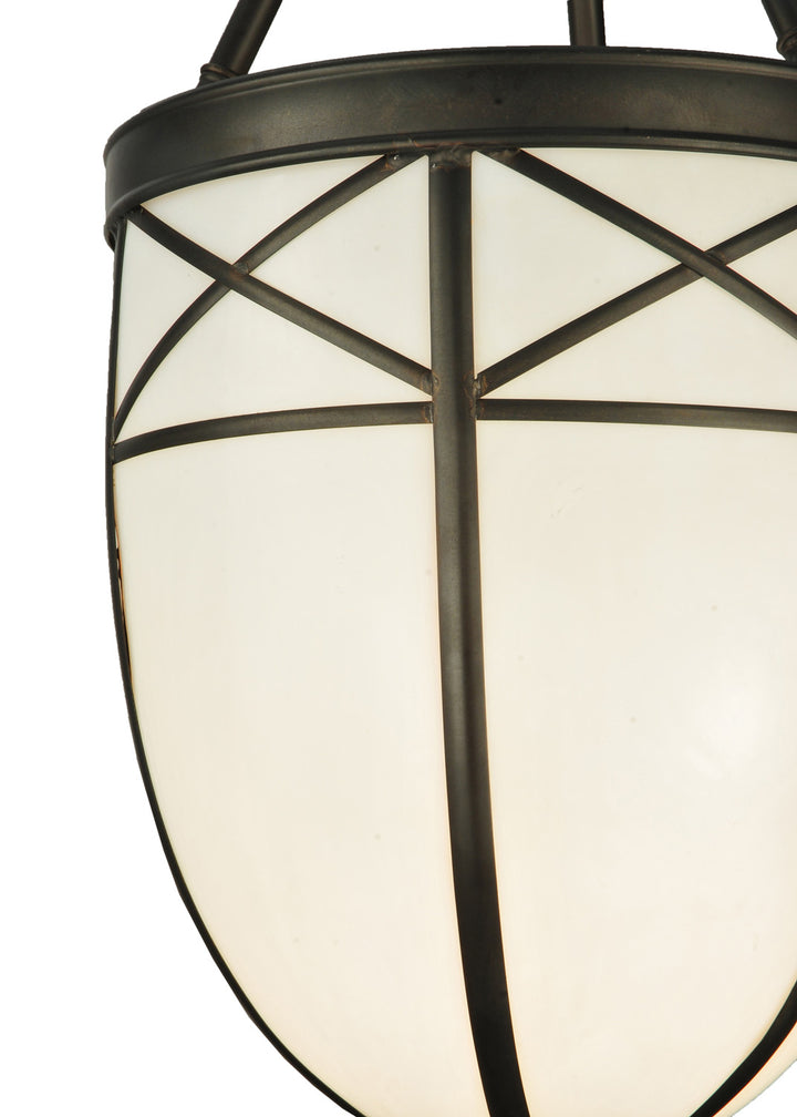 Meyda Tiffany Borough Hall 124556 Pendant Light - Craftsman Brown