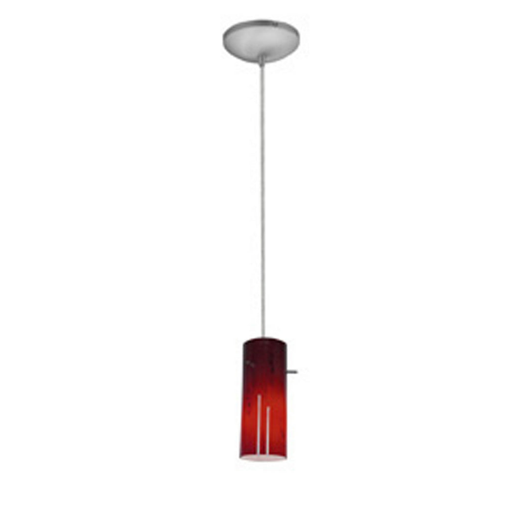 Access Cylinder 28030-1C-BS/RUSKY Pendant Light - Brushed Steel