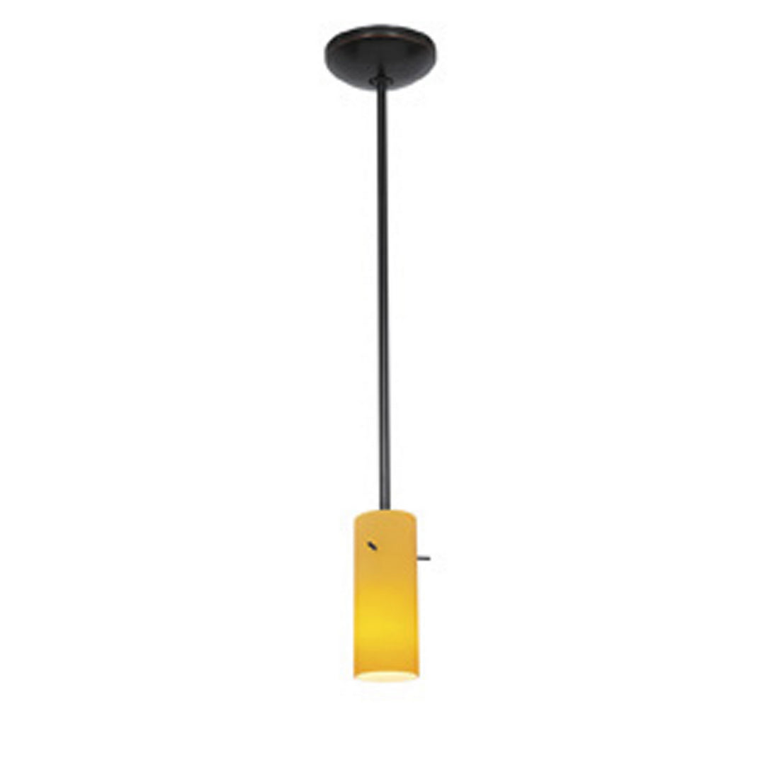 Access Cylinder 28030-1R-ORB/AMB Pendant Light - Oil Rubbed Bronze