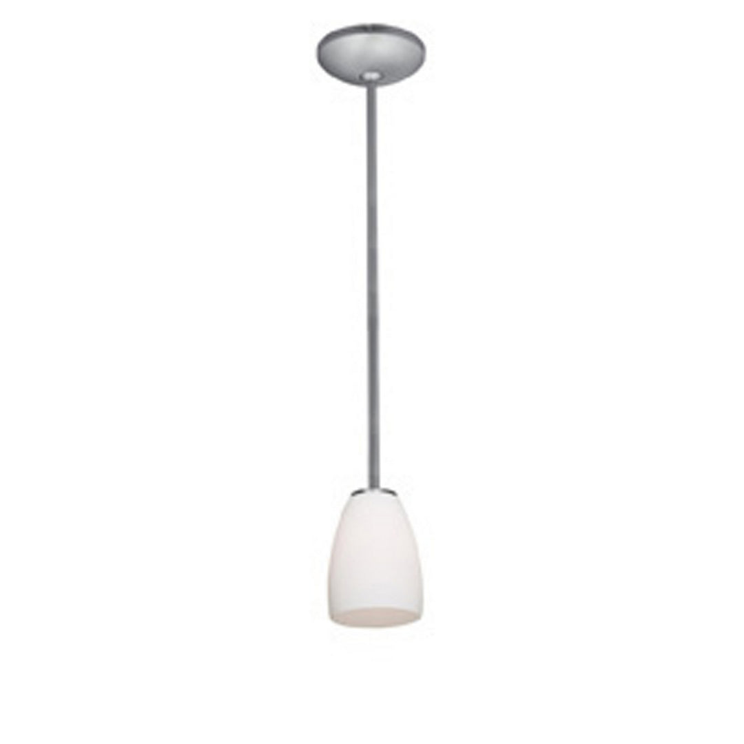 Access Sherry 28069-1R-BS/OPL Pendant Light - Brushed Steel