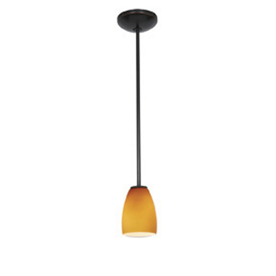 Access Sherry 28069-1R-ORB/AMB Pendant Light - Oil Rubbed Bronze