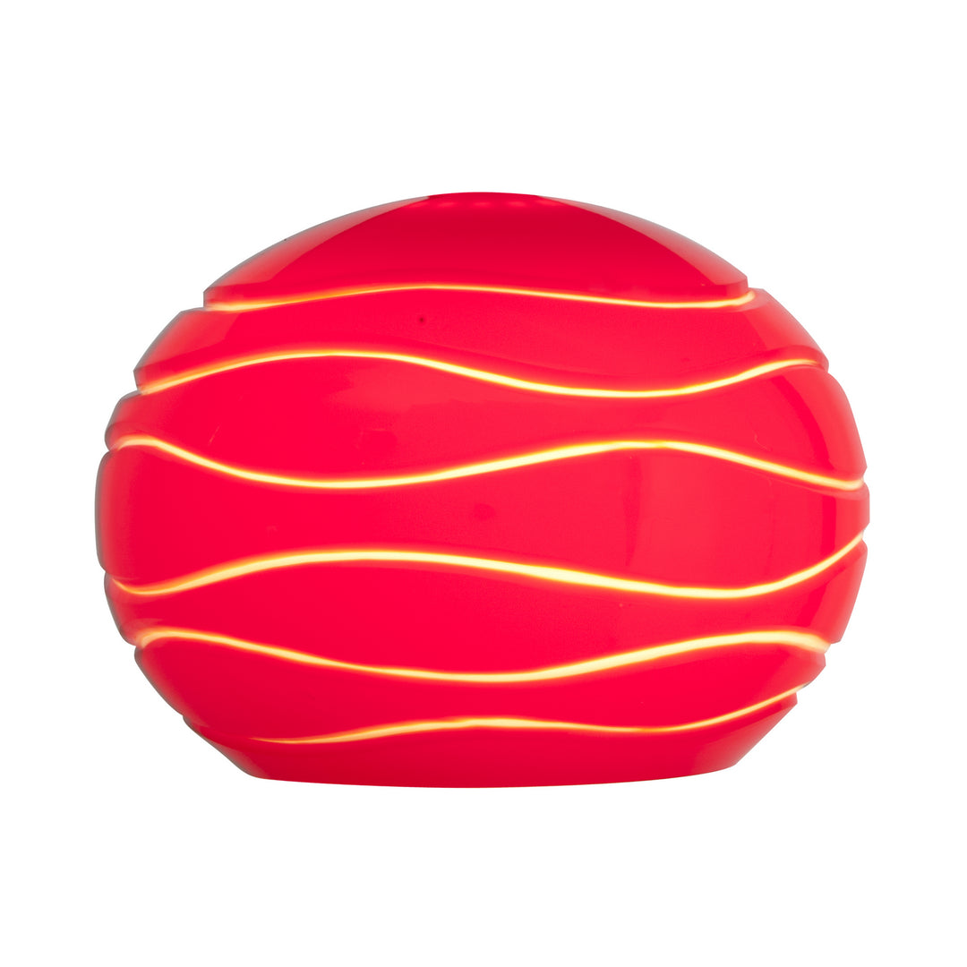 Access Lighting 979WJ-REDLN  Sphere Lamp Shade Red Lined