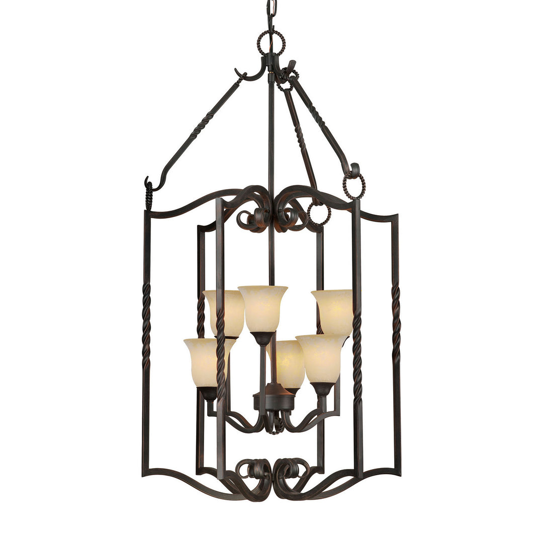 Forte 2633-06-64 Pendant Light - Bordeaux