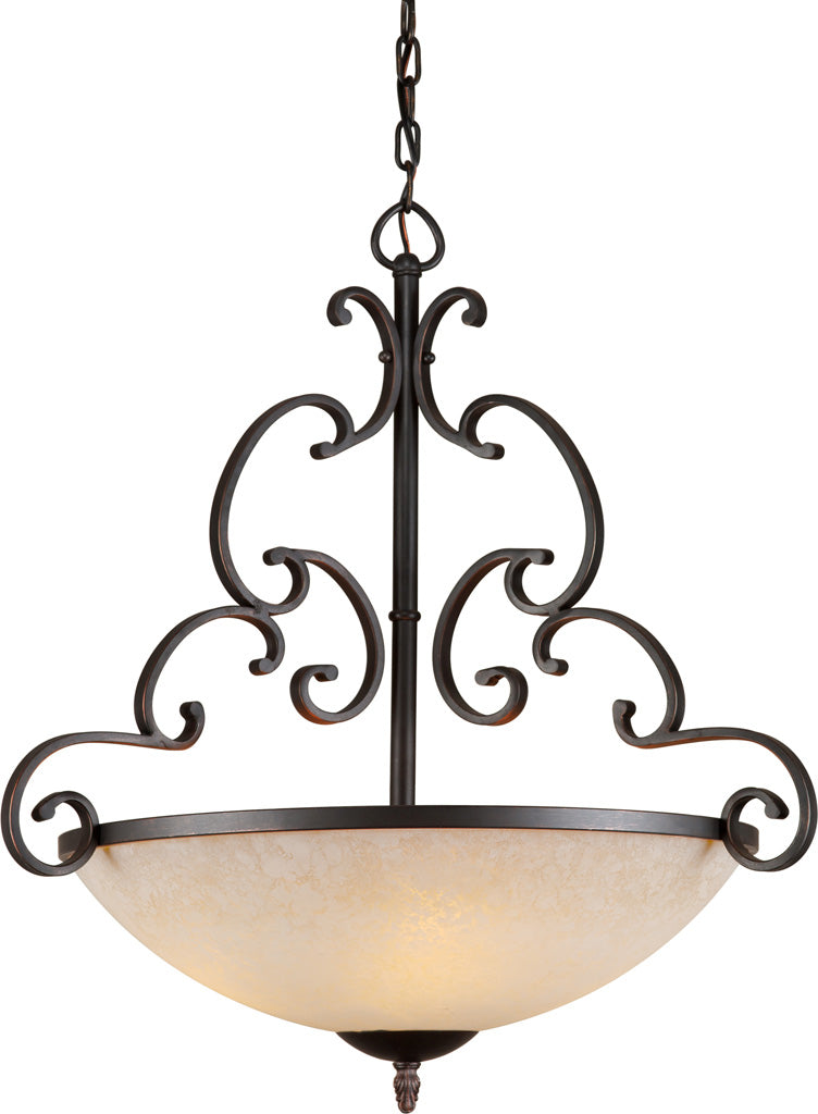 Forte 2541-04-64 Pendant Light - Bordeaux