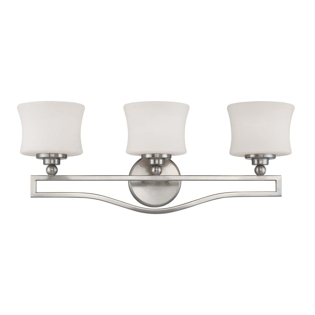 Savoy House Terrell 8P-7215-3-SN Bath Vanity Light 26 in. wide - Satin Nickel