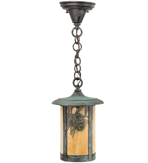 Meyda Tiffany Lighting 43871 Fulton Mini Pendant Outdoor Verde