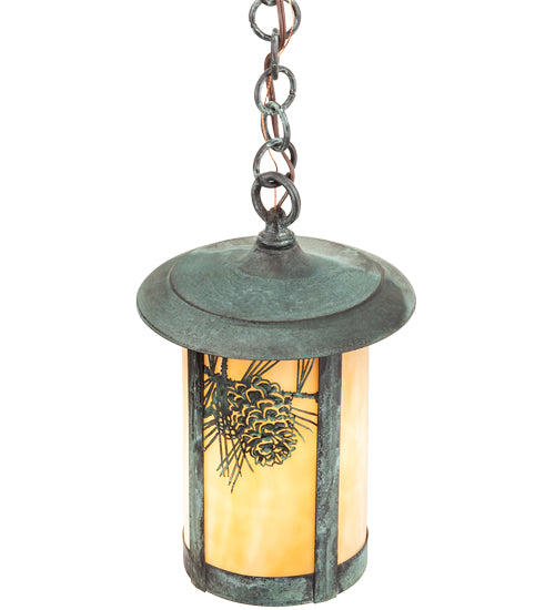 Meyda Tiffany Lighting 43871 Fulton Mini Pendant Outdoor Verde