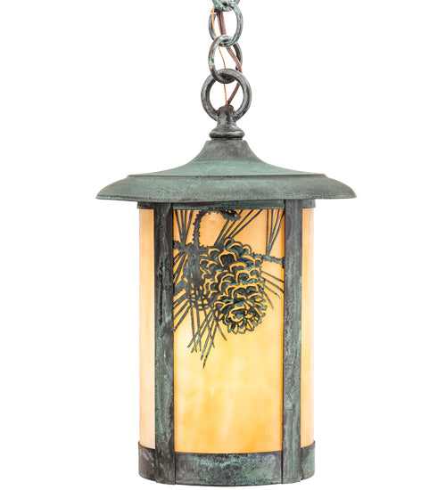 Meyda Tiffany Lighting 43871 Fulton Mini Pendant Outdoor Verde