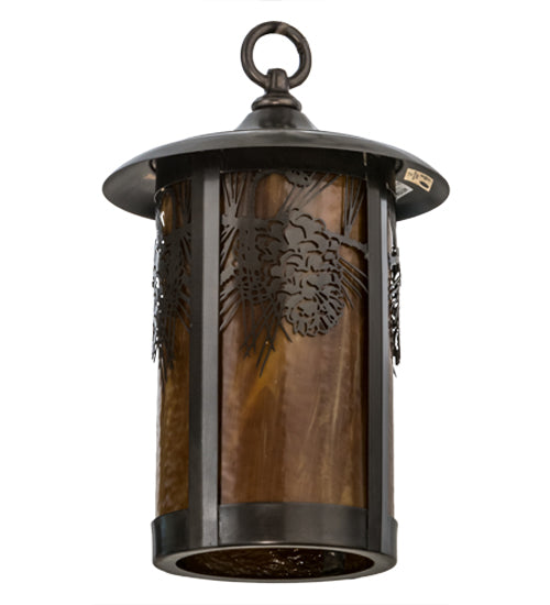 Meyda Tiffany Lighting 43878 Fulton One Light Pendant Outdoor Bronze / Dark