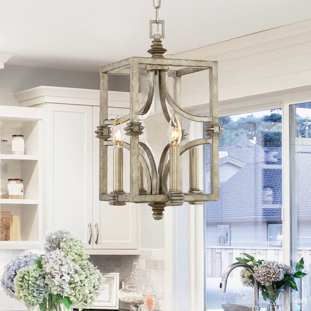 Savoy House Structure 3-4302-4-242 Pendant Light - Aged Steel