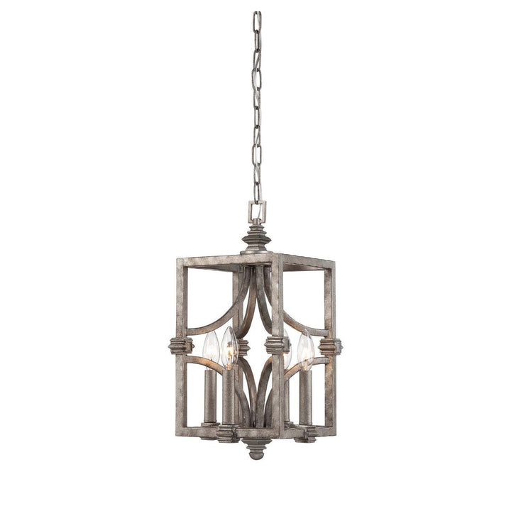 Savoy House Structure 3-4302-4-242 Pendant Light - Aged Steel