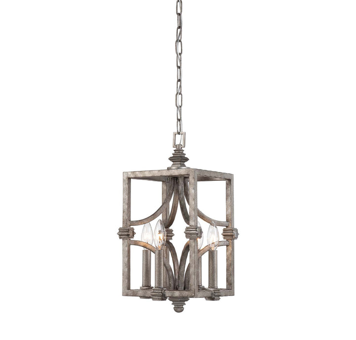 Savoy House Structure 3-4302-4-242 Pendant Light - Aged Steel