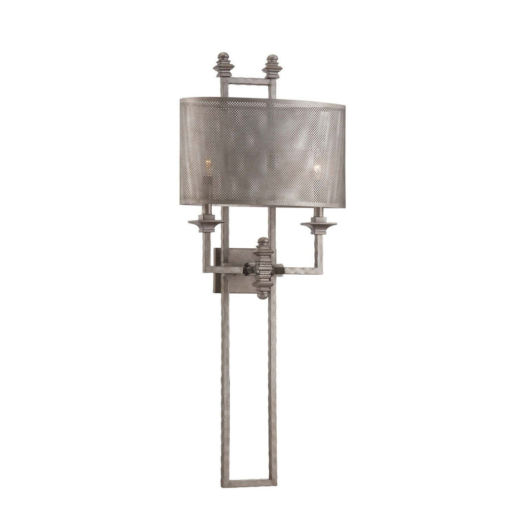 Savoy House Structure 9-4304-2-242 Wall Sconce Light - Aged Steel