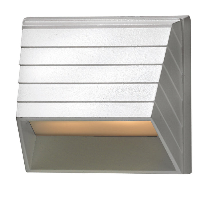 Hinkley Lighting 1524MW-LED Deck Square Sconce Led Led Landscape Deck Landscape Light White