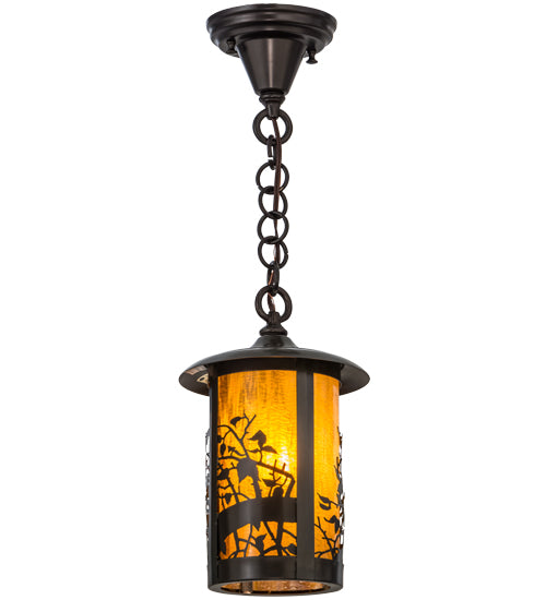 Meyda Tiffany Lighting 44116 Fulton One Light Pendant Outdoor Bronze / Dark