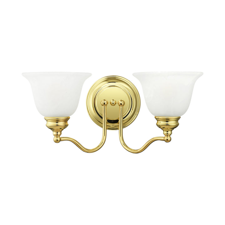 Livex Essex 1352-02 Bath Vanity Light 16 in. wide - Polished Brass