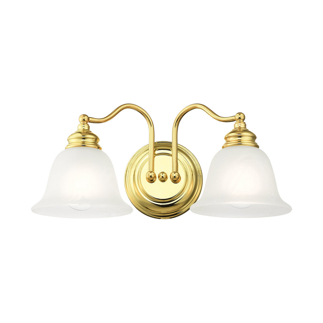 Livex Essex 1352-02 Bath Vanity Light 16 in. wide - Polished Brass