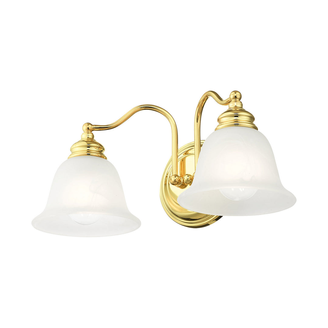 Livex Essex 1352-02 Bath Vanity Light 16 in. wide - Polished Brass