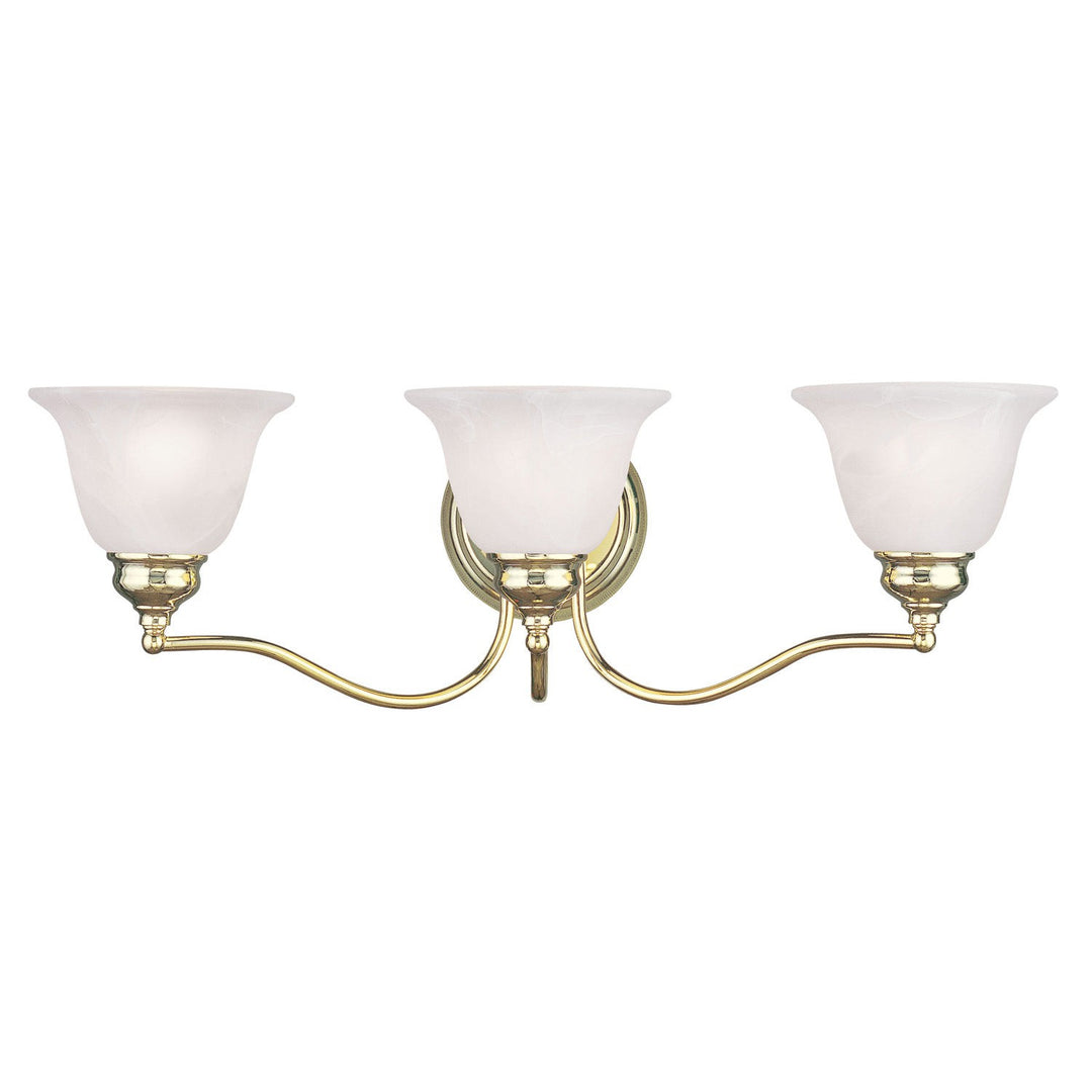 Livex Essex 1353-02 Bath Vanity Light 24 in. wide - Polished Brass