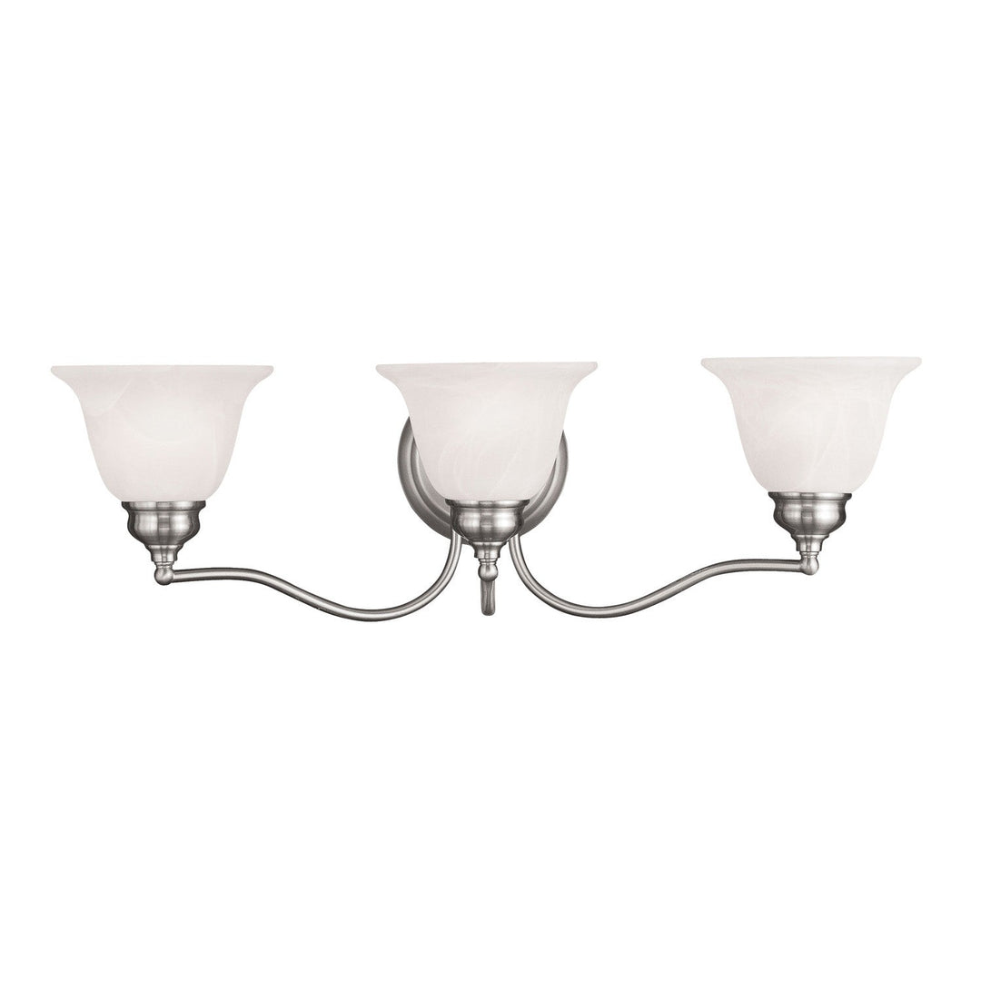 Livex Essex 1353-91 Bath Vanity Light 24 in. wide - Brushed Nickel