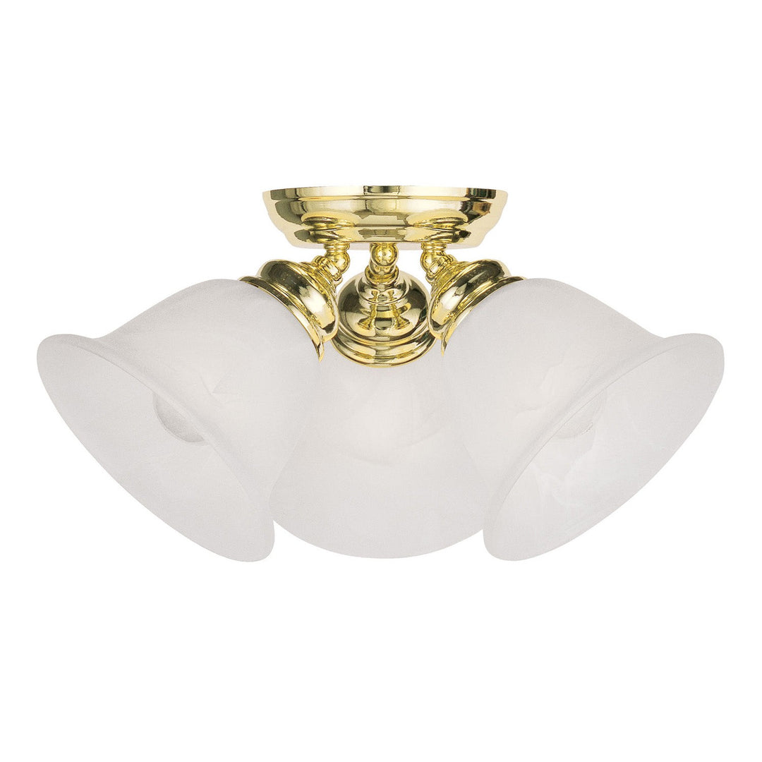 Livex Essex 1358-02 Ceiling Light - Polished Brass