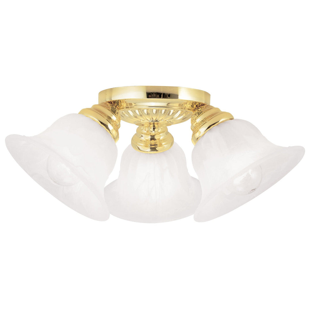 Livex Edgemont 1529-02 Ceiling Light - Polished Brass