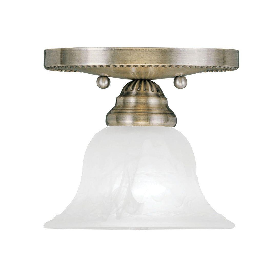 Livex Edgemont 1530-01 Ceiling Light - Antique Brass