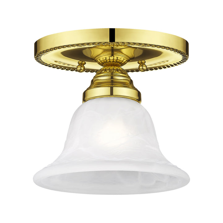 Livex Edgemont 1530-02 Ceiling Light - Polished Brass