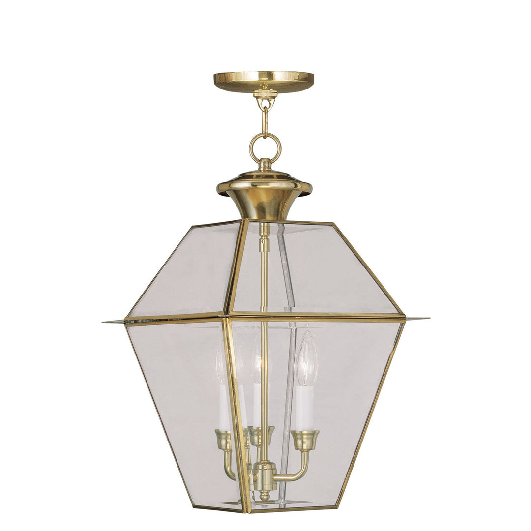 Livex Lighting 2385-02  Westover Outdoor Polished Brass