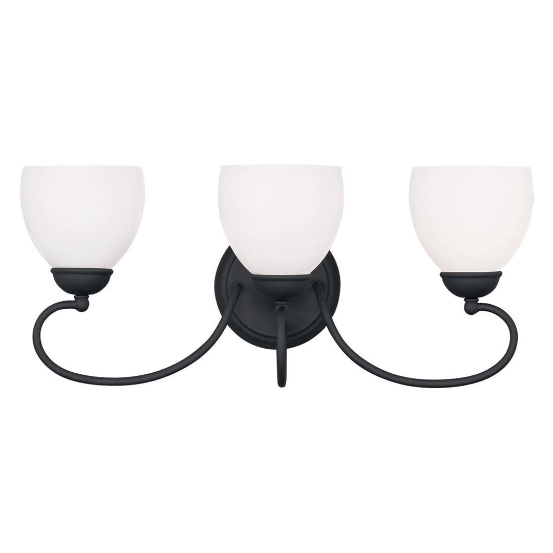 Livex Brookside 4753-04 Bath Vanity Light 23 in. wide - Black