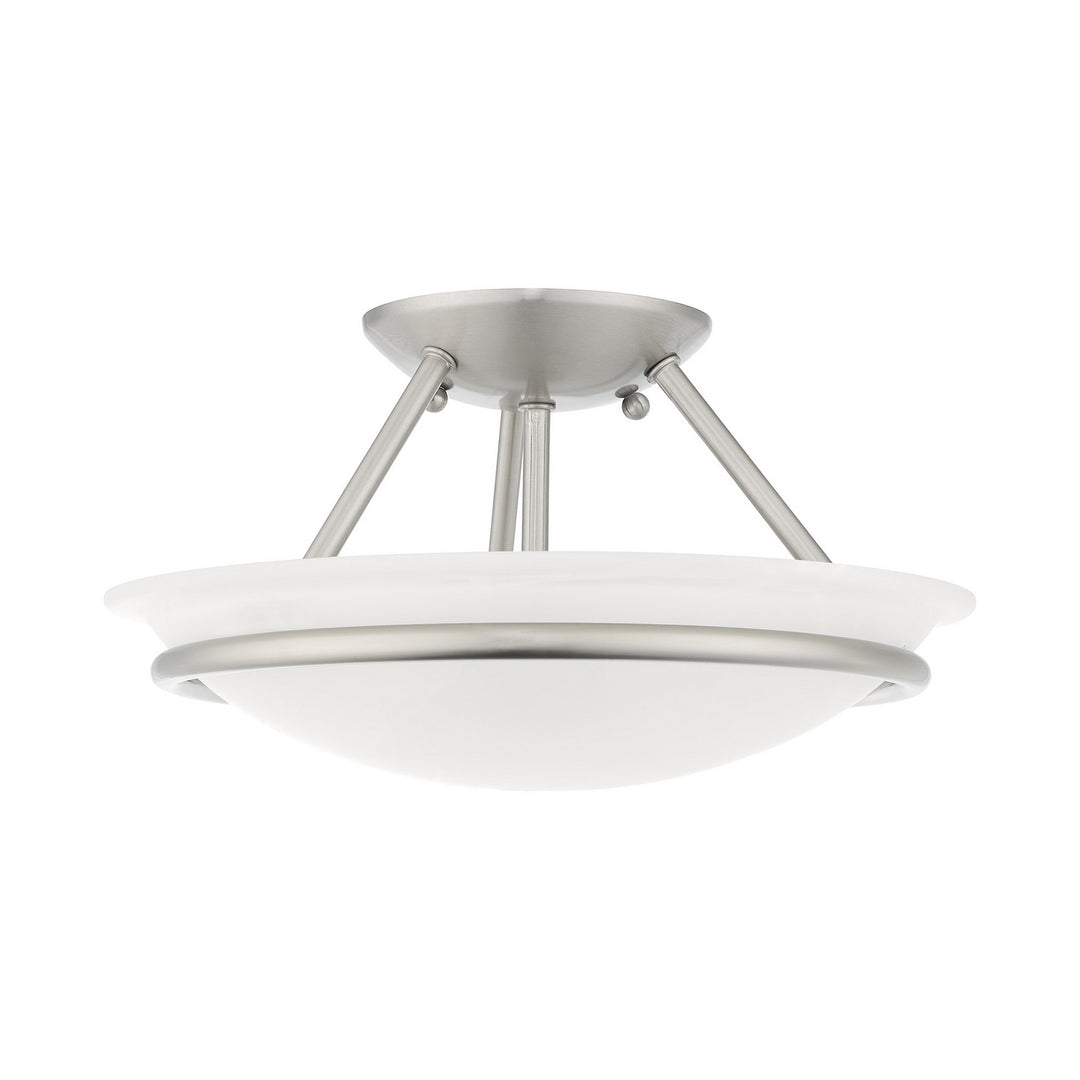 Livex Newburgh 4823-91 Ceiling Light - Brushed Nickel