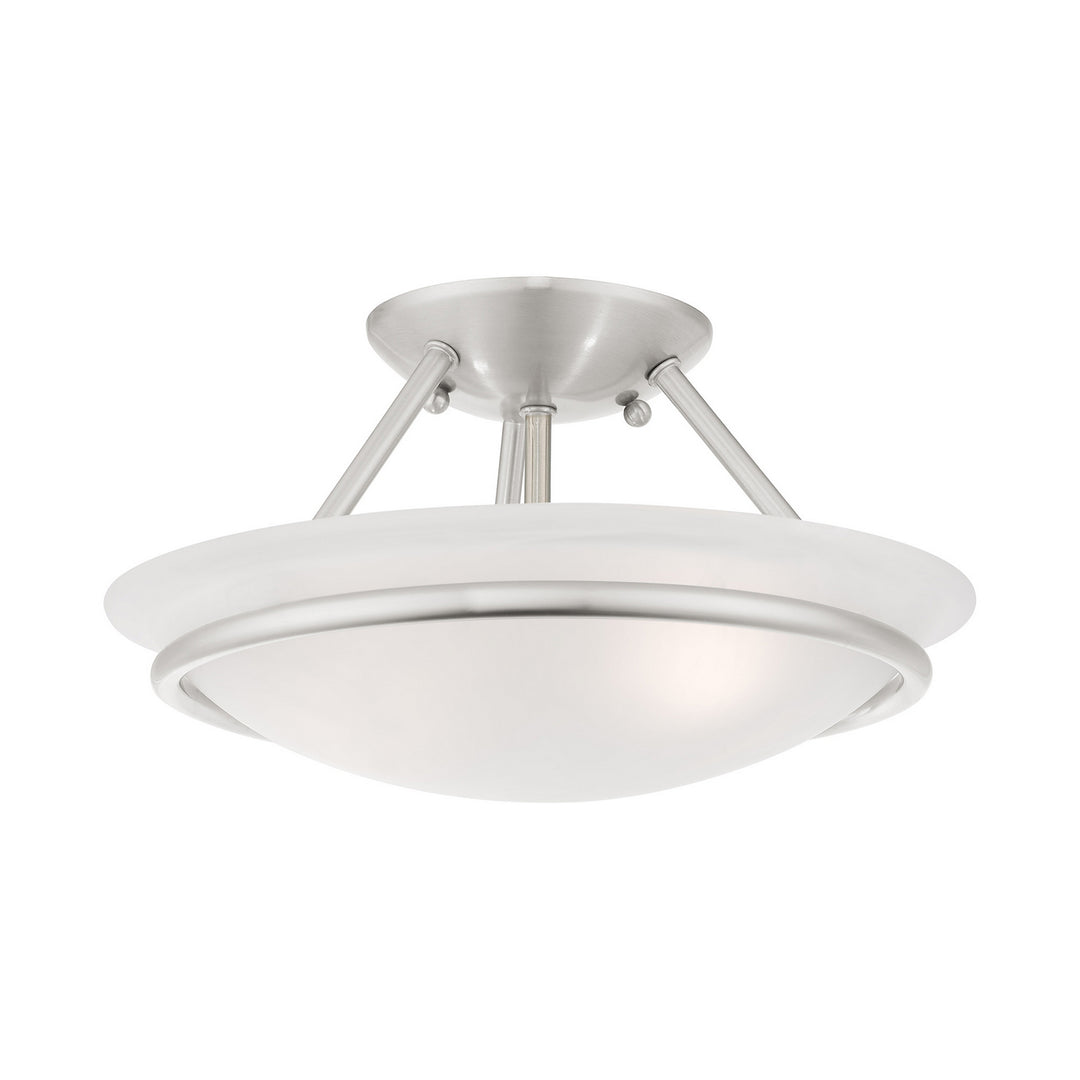 Livex Newburgh 4823-91 Ceiling Light - Brushed Nickel