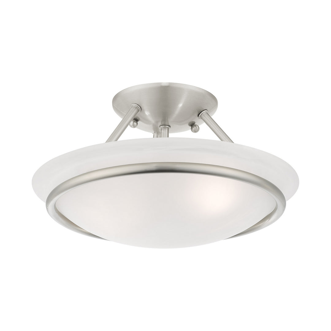 Livex Newburgh 4823-91 Ceiling Light - Brushed Nickel