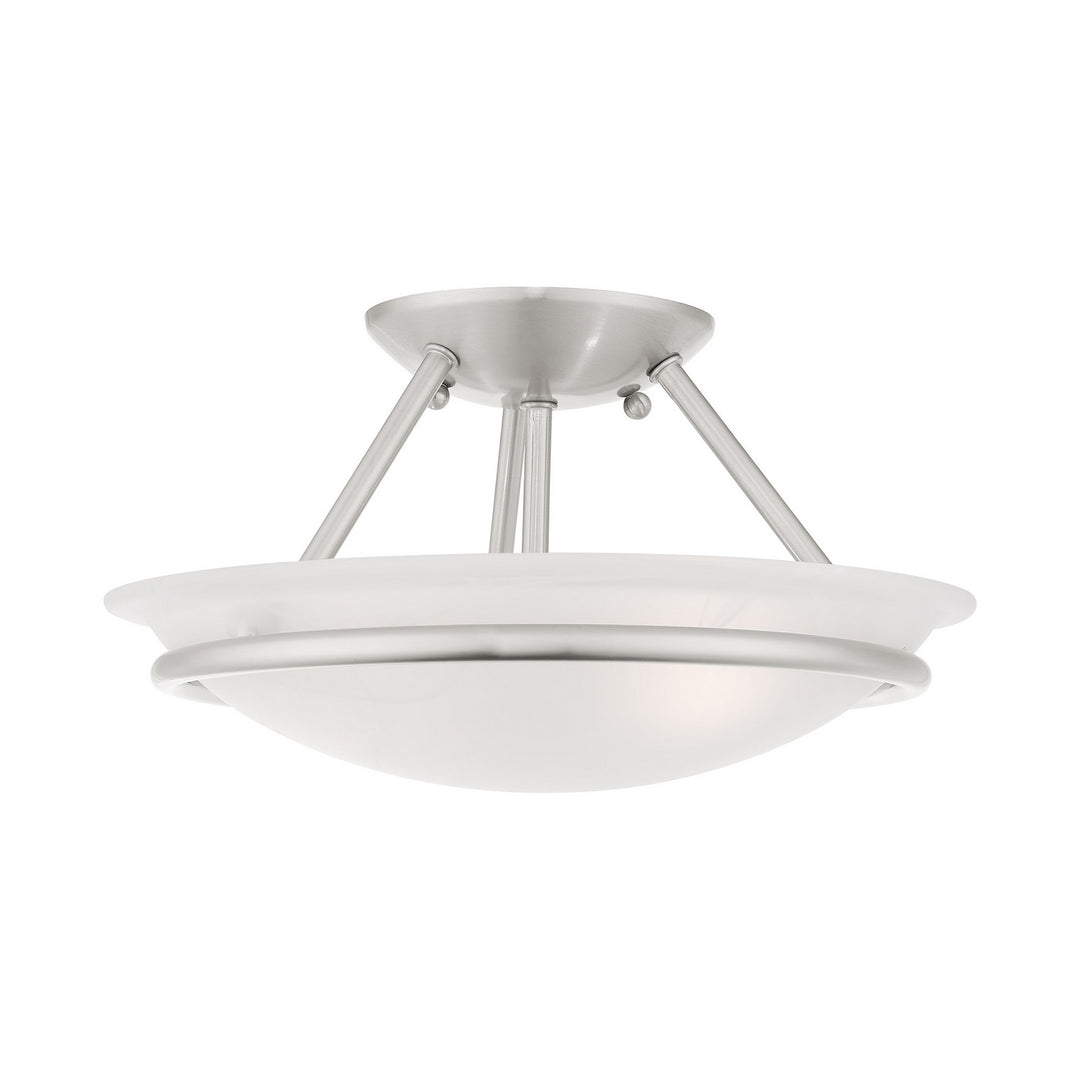 Livex Newburgh 4823-91 Ceiling Light - Brushed Nickel