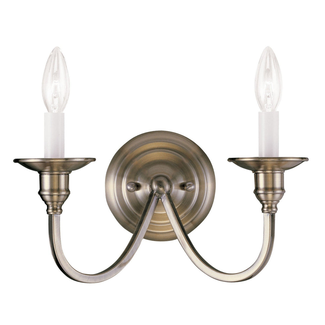Livex Cranford 5142-01 Wall Sconce Light - Antique Brass