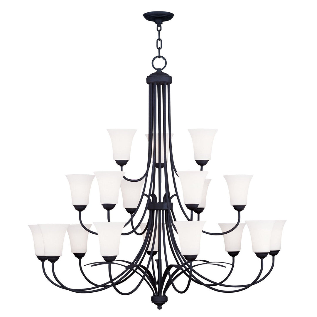 Livex Ridgedale 6479-04 Chandelier Light - Black