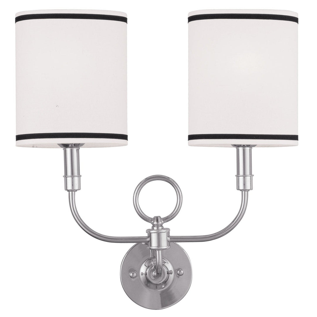 Livex Wall Sconces 9122-91 Wall Sconce Light - Brushed Nickel