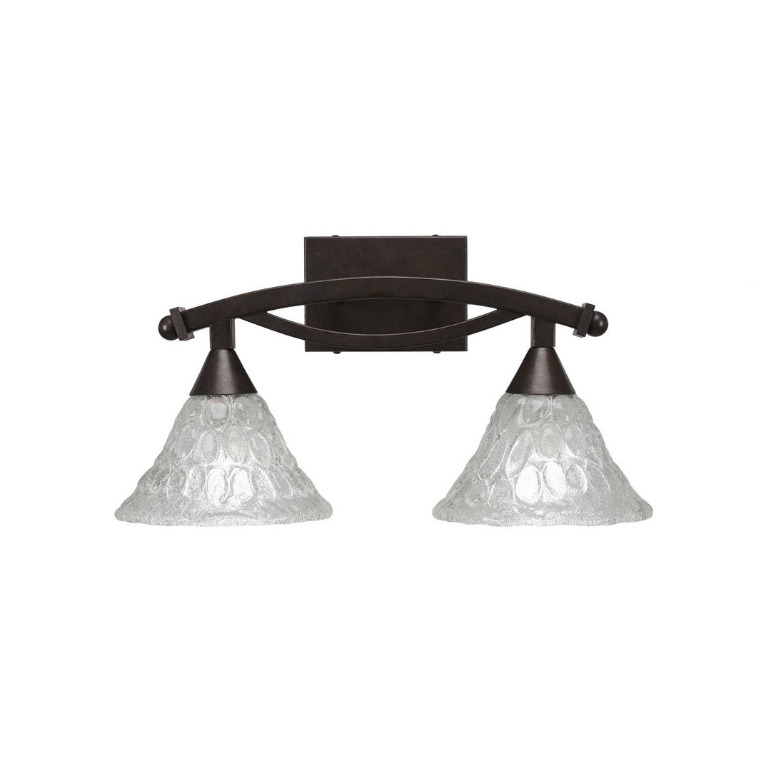 Toltec Bow 172-brz-451 Bath Vanity Light 18 in. wide - Bronze