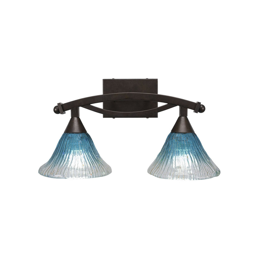 Toltec Bow 172-brz-458 Bath Vanity Light 18 in. wide - Bronze